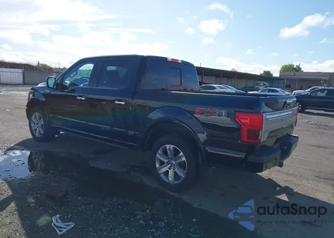 2018 Ford F-150 Platinum z USA, uszkodzony, nr VIN 1FTEW1E58JFD00298